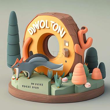 3D model Donut County game (STL)